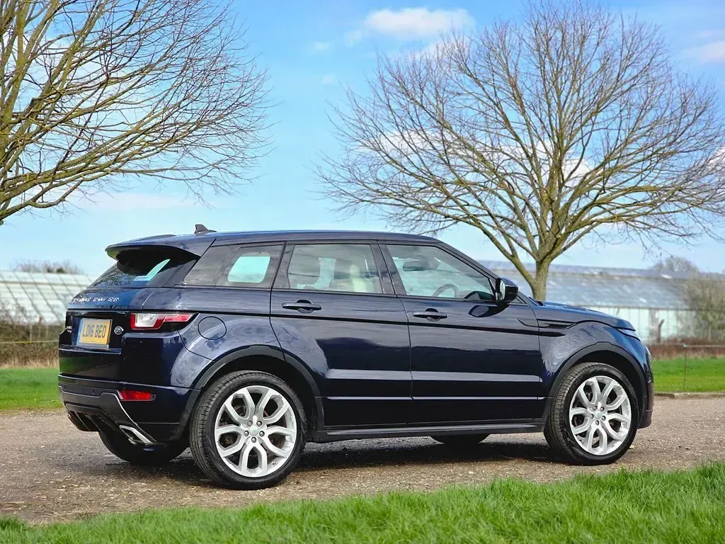 Begagnad Land Rover Range Rover evoque HSE Dynamic 2016 Blå SUV