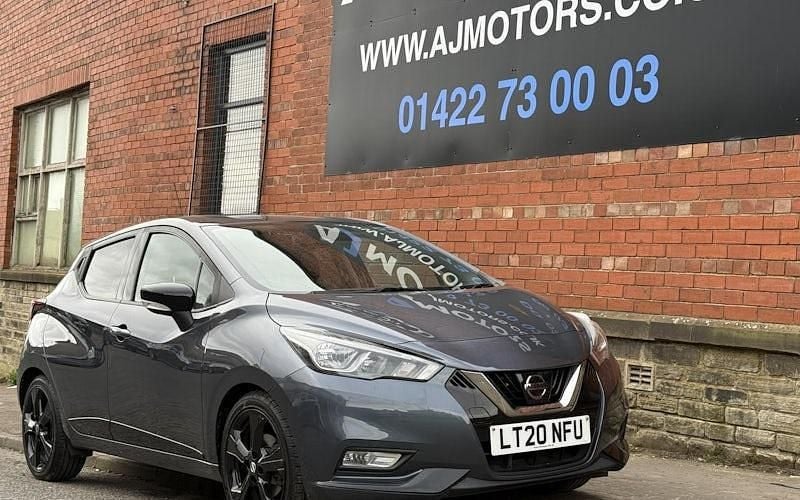 Usado Nissan Micra N-TEC 101 HP (74 kW) 2020 Cinzento Citadino