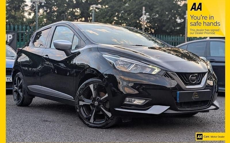 Black Used 2017 Nissan Micra N-Connecta Hatchback | £7,988 (Good price) - Image 1/3