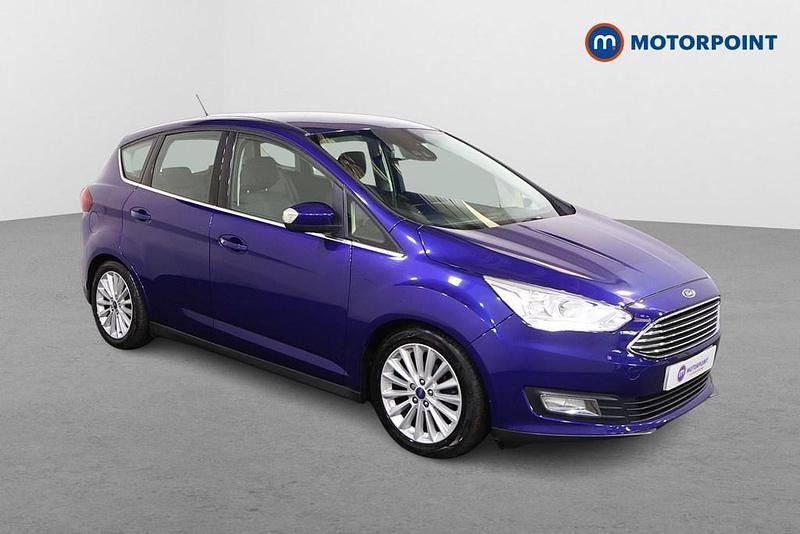 Blue Used 2018 Ford C-MAX Titanium MPV | £8,049 (Fair price) - Image 1/4
