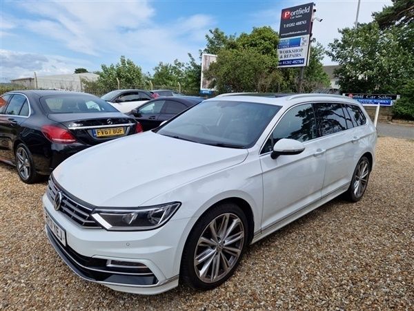 White Used 2017 VW Passat R-line Estate | £14,890 (Expensive) - Image 1/1