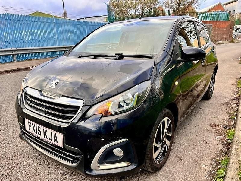 Used Peugeot 108 Allure 82 HP (60 kW) 2015 Black Hatchback