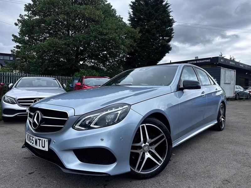 Used Mercedes E220 AMG 2015 Silver Sedan