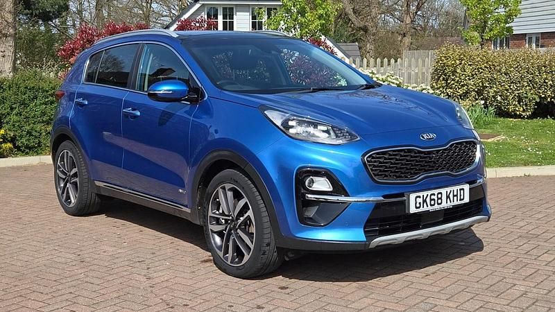 Used Kia Sportage 174 HP (127 kW) 2018 Blue SUV