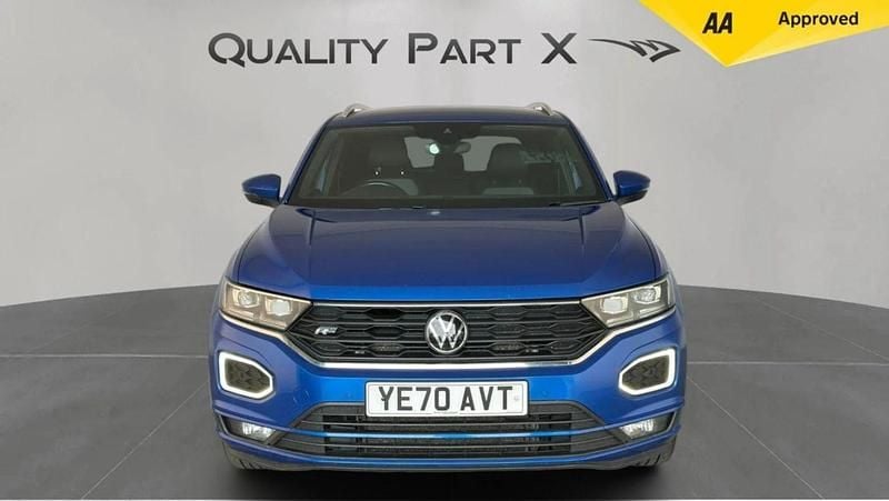 Used VW T-Roc R-line 190 HP (139 kW) 2020 Blue SUV