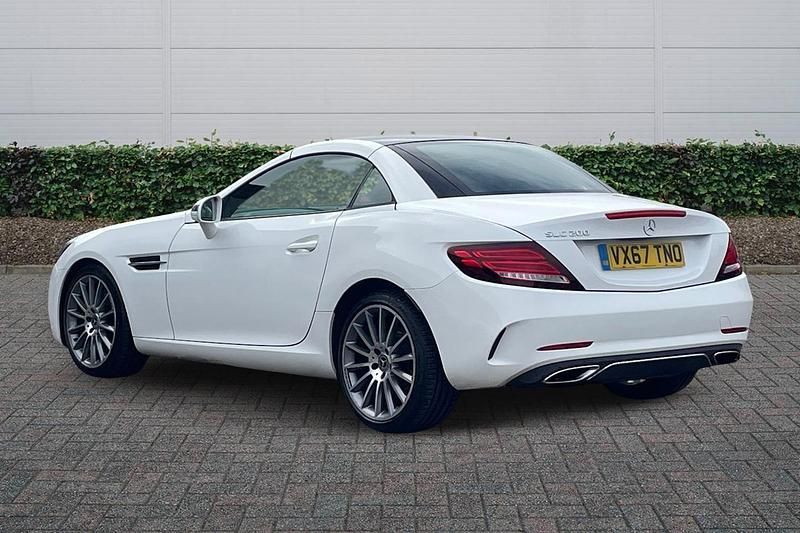 Used Mercedes SLC200 AMG line 2017 White Cabriolet