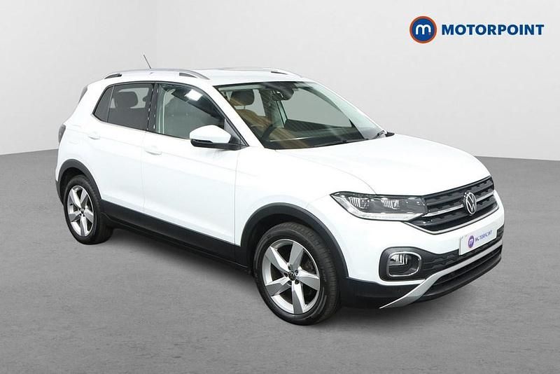White Used 2022 VW T-Cross SEL SUV | £16,399 (Fair price) - Image 1/4