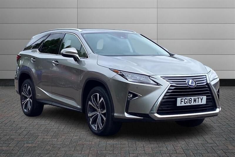 Sonic titanium Used 2018 Lexus RX450h Luxury Line SUV | £23,695 (Fair price) - Image 1/3