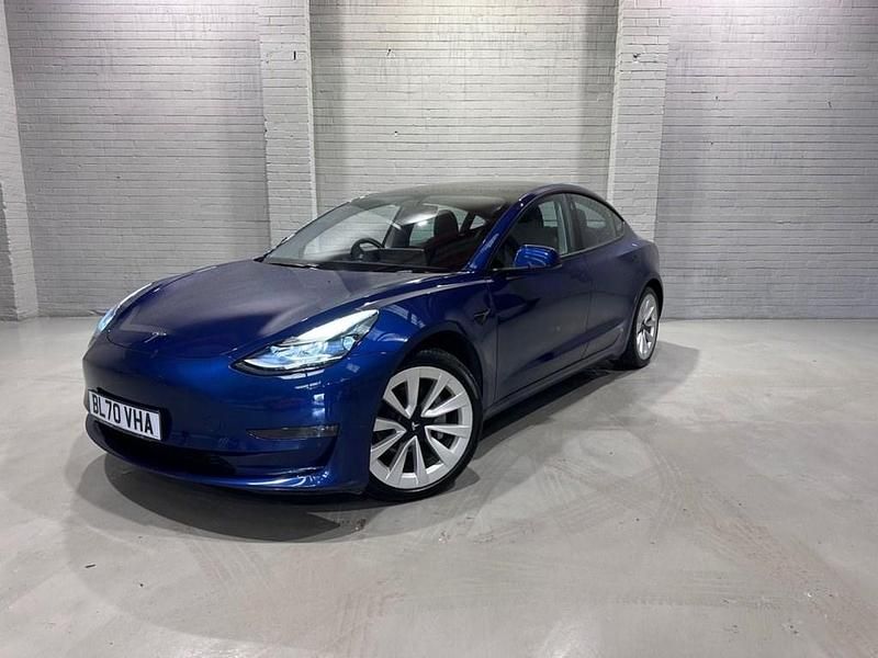 Blue Used 2020 Tesla Model 3 Sedan | £17,600 (Fair price) - Image 1/4