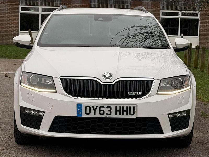 Used Skoda Octavia vRS 2013 White Estate