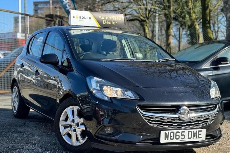 Used Vauxhall Corsa Design Edition 75 HP (55 kW) 2016 Black Hatchback
