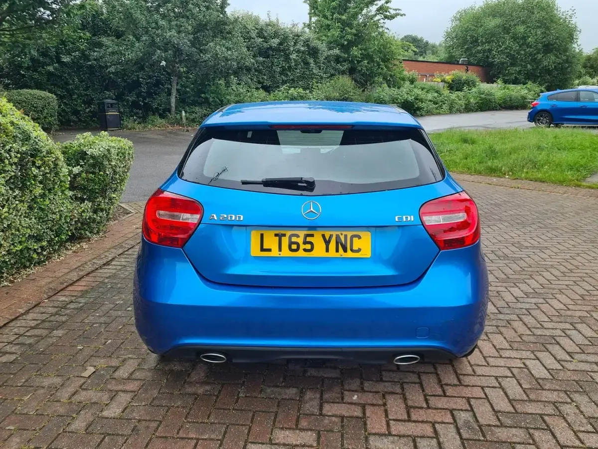 Used Mercedes A200 2015 Blue Hatchback