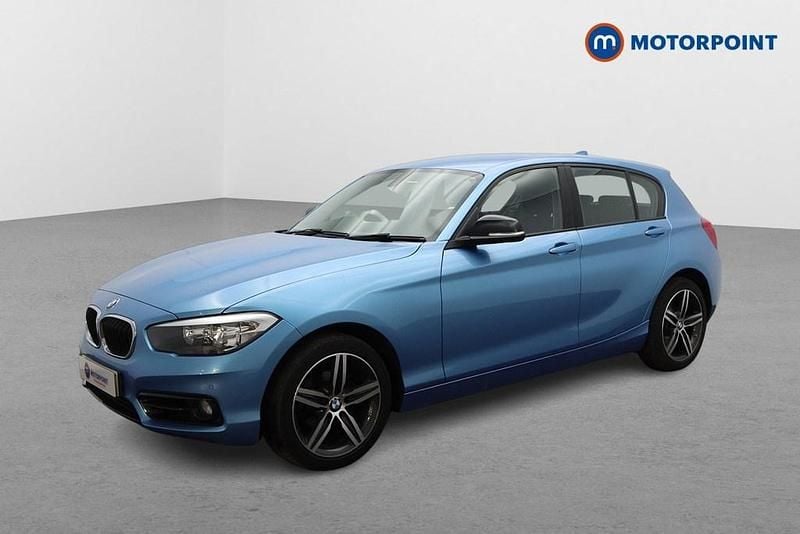 Used BMW 118 Sport Line 150 HP (110 kW) 2017 Blue Hatchback