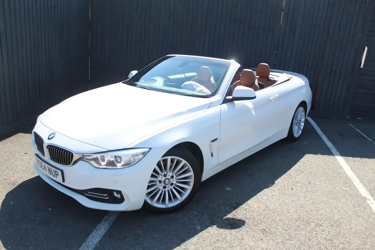 Used BMW 420 Cabriolet Luxury Line 2014 White Cabriolet