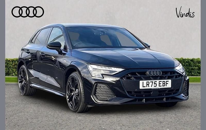 Black Used 2025 Audi A3 e-tron Black Edition Hatchback | £33,900 (Fair price) - Image 1/4