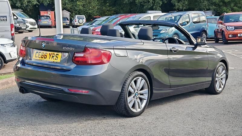 Used BMW 220 Sport Line 184 HP (135 kW) 2016 Grey Cabriolet