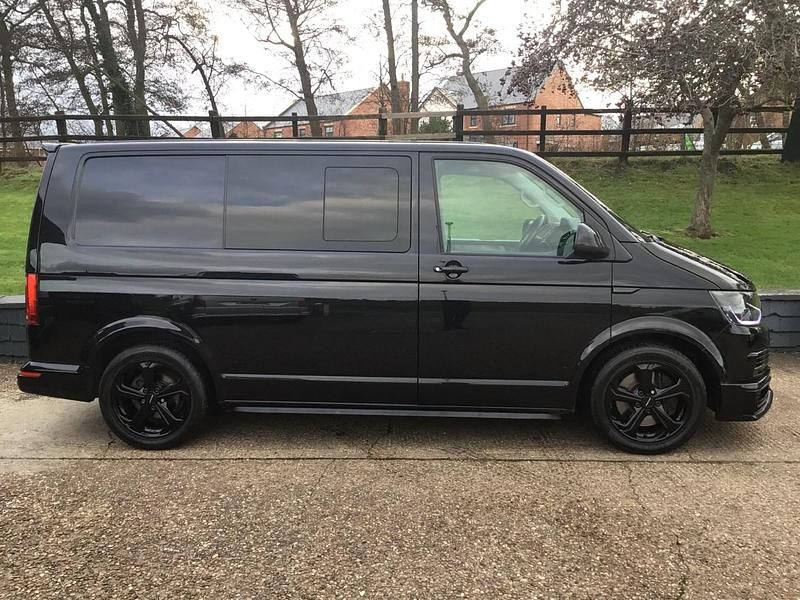 Used VW T6 Sportline 204 HP (150 kW) 2018 Black Van