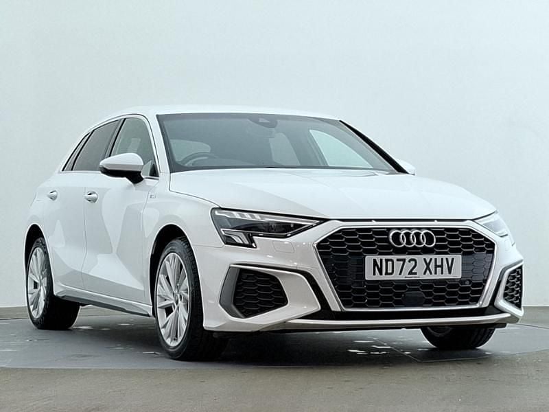 Used Audi A3 e-tron S-Line 204 HP (150 kW) 2023 White Hatchback