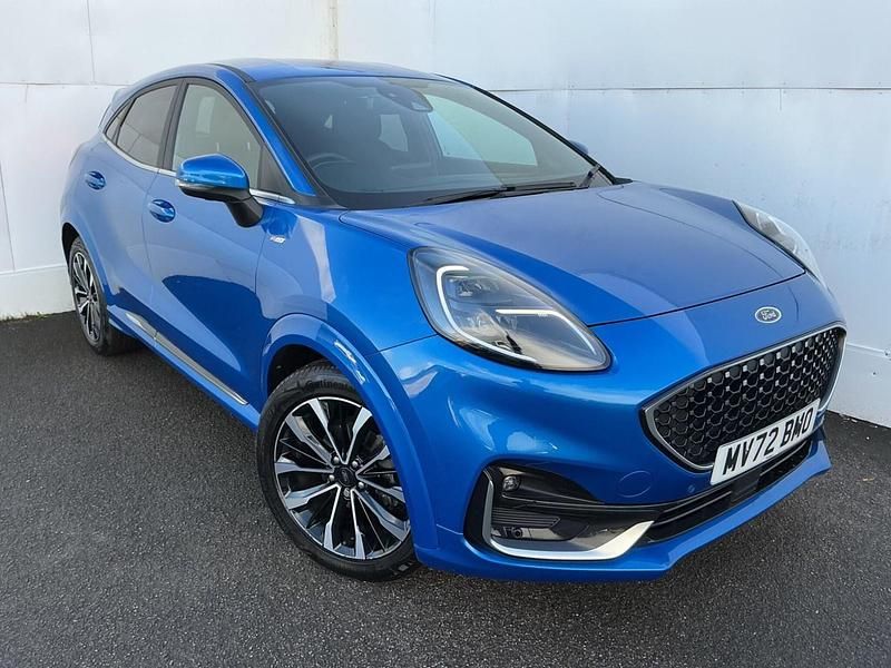 Blue Used 2022 Ford Puma ST-Line Hatchback | £17,490 (Fair price) - Image 1/4