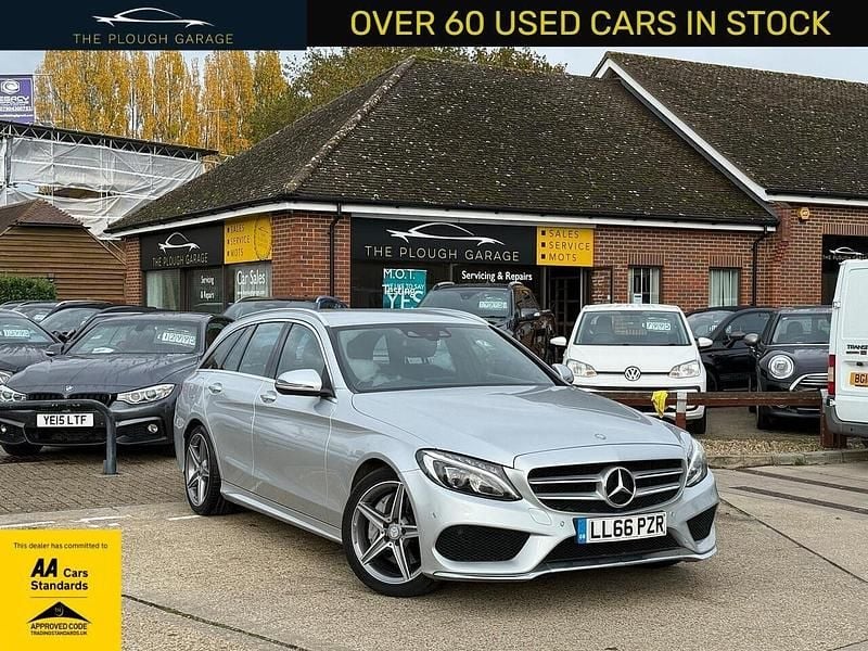 Silver Used 2016 Mercedes C250 AMG line Estate | £14,495 (Fair price) - Image 1/4