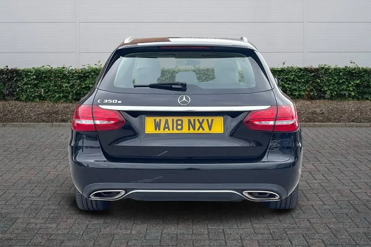 Used Mercedes C350e Premium Plus 2018 Black Estate