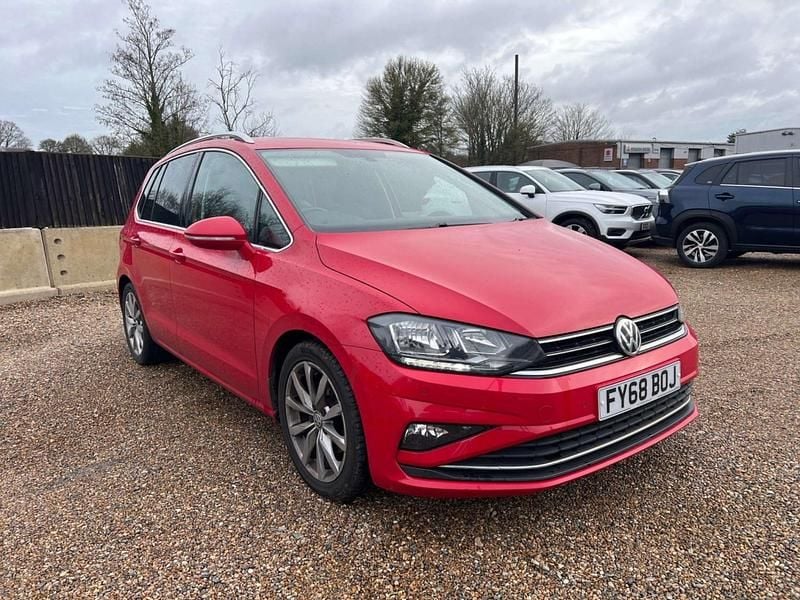 Used VW Golf Sportsvan GT 2018 Red MPV