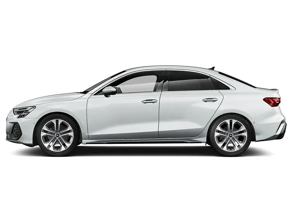 New Audi A3 S-Line 2026 White Sedan