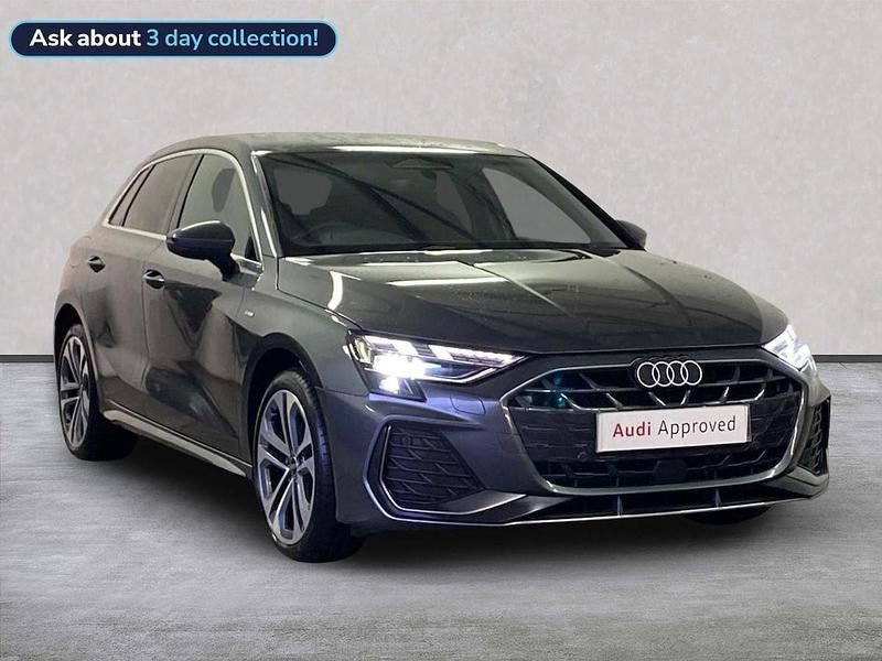 Grey Used 2025 Audi A3 e-tron S-Line Hatchback | £31,212 (Good price) - Image 1/2