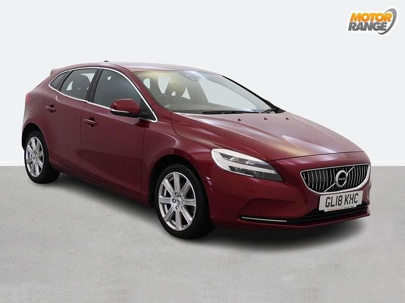 Red Used 2018 Volvo V40 Inscription Hatchback | £12,495 (Fair price) - Image 1/4
