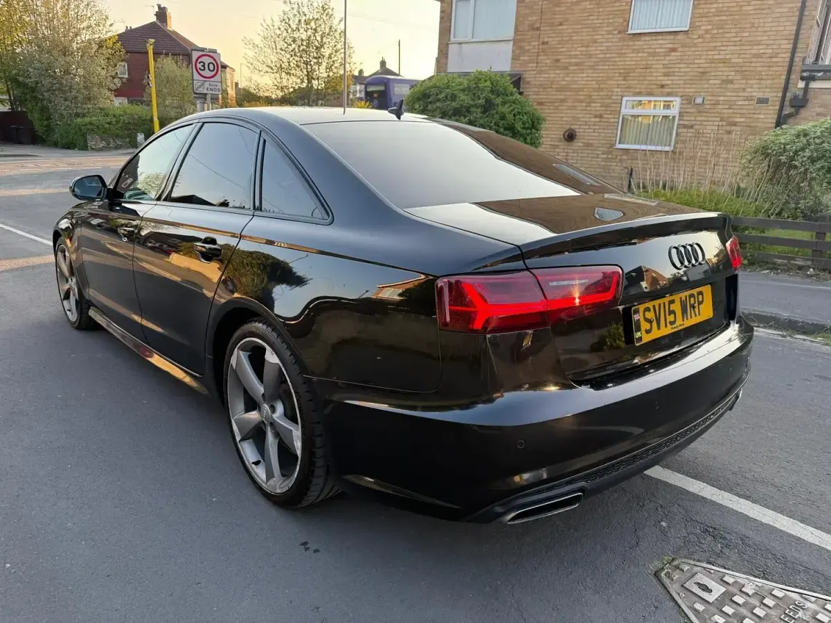 Used Audi A6 Black Edition 190 HP (139 kW) 2015 Black Sedan