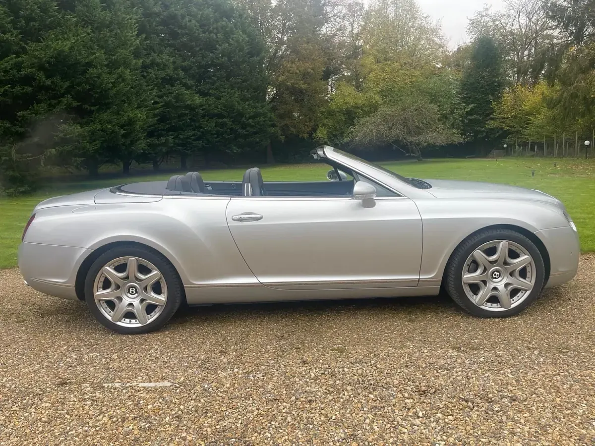 Used Bentley Continental GT Convertible 560 HP (411 kW) 2008 Silver Cabriolet