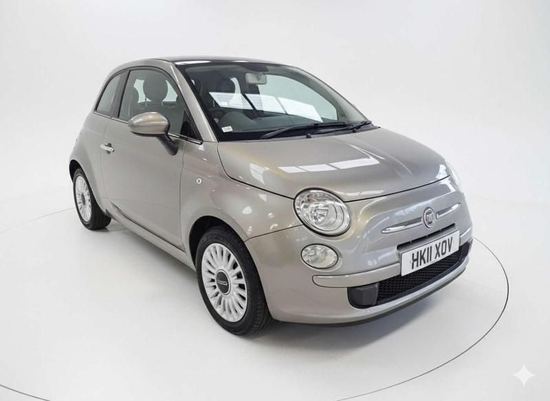 Grey Used 2011 Fiat 500 Lounge Hatchback | £4,660 (Good price) - Image 1/4