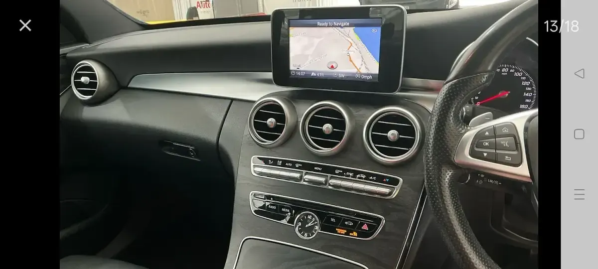Used Mercedes C300 AMG line 2016 Silver Sedan