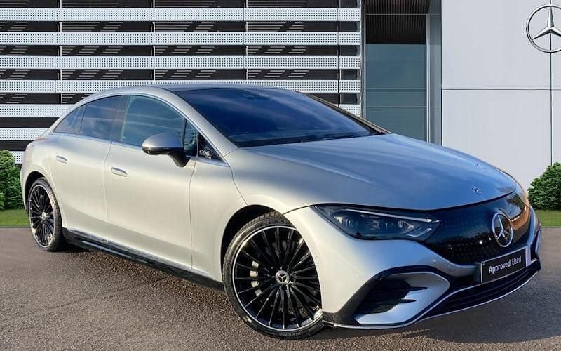 Used Mercedes EQE300 AMG Line Premium Plus 180 kW (245 HP) 2023 Silver Sedan