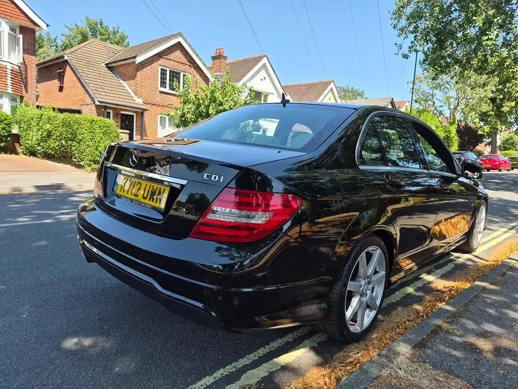 Used Mercedes C220 2012 Black Sedan