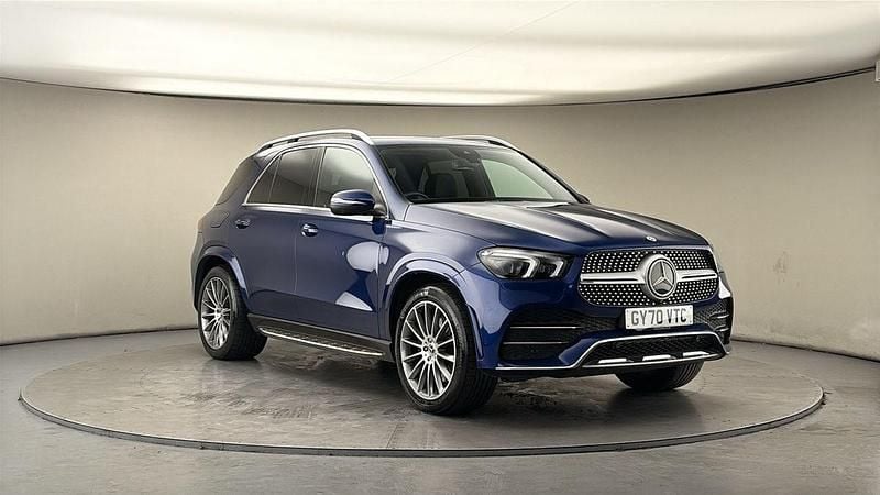 Used Mercedes GLE300 AMG line 245 HP (180 kW) 2020 Brilliant blue SUV