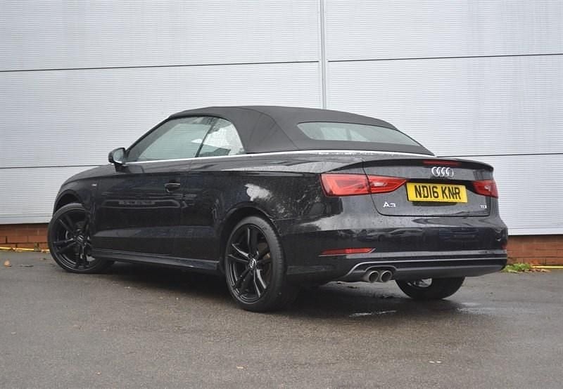 Used Audi Cabriolet S-Line 150 HP (110 kW) 2016 Mythos black Cabriolet