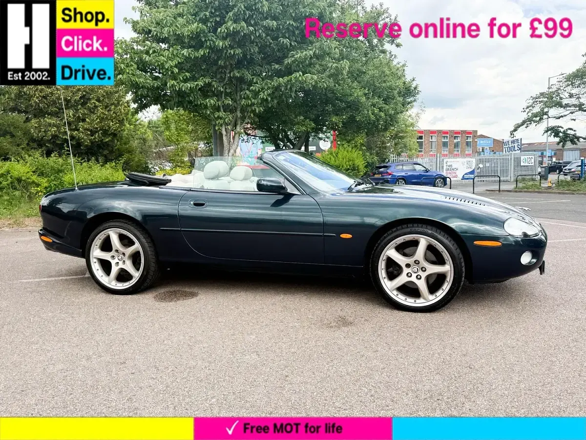 Used Jaguar XKR Supercharged 370 HP (272 kW) 2001 Green Coupe