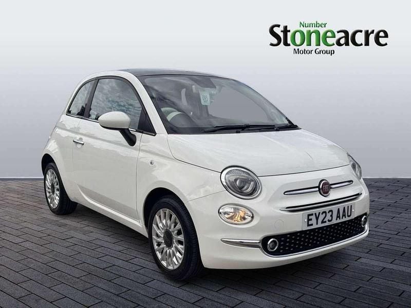 White Used 2023 Fiat 500 Hatchback | £10,990 (Fair price) - Image 1/4