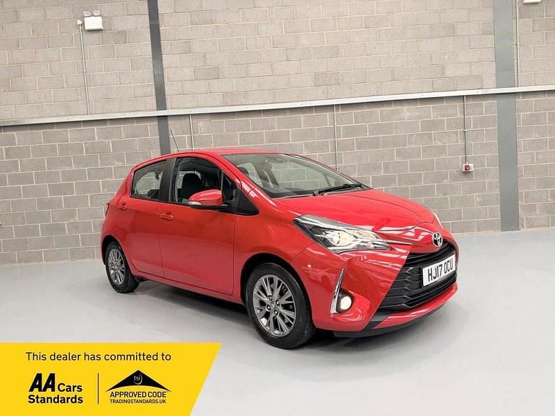 Used Toyota Yaris 2017 Red Hatchback