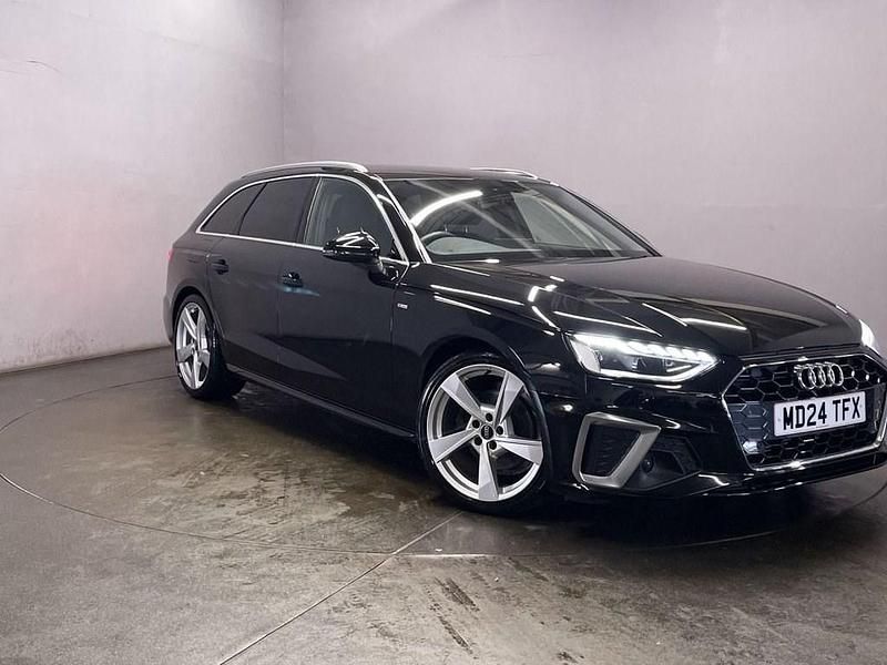 Black Used 2024 Audi A4 S-Line Estate | £23,999 (Good price) - Image 1/4
