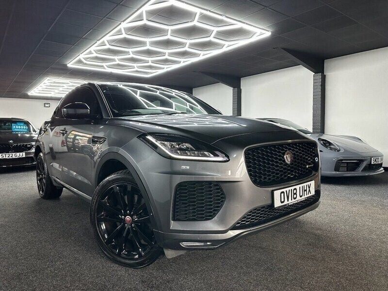 Grey Used 2018 Jaguar E-Pace R-Dynamic SUV | £15,495 (A bit pricey) - Image 1/4