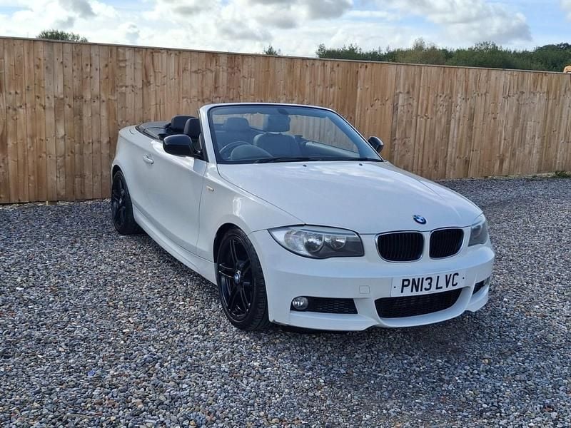 White Used 2013 BMW 118 Cabriolet Sport Line Cabriolet | £3,995 (Fair price) - Image 1/4