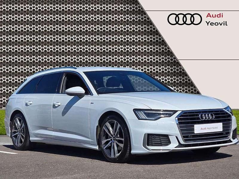 White Used 2023 Audi A6 S-Line Estate | £27,490 (Good price) - Image 1/4