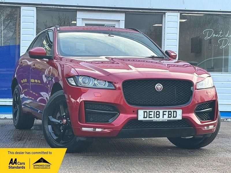 Used Jaguar F-Pace R-Sport 180 HP (132 kW) 2018 Red SUV