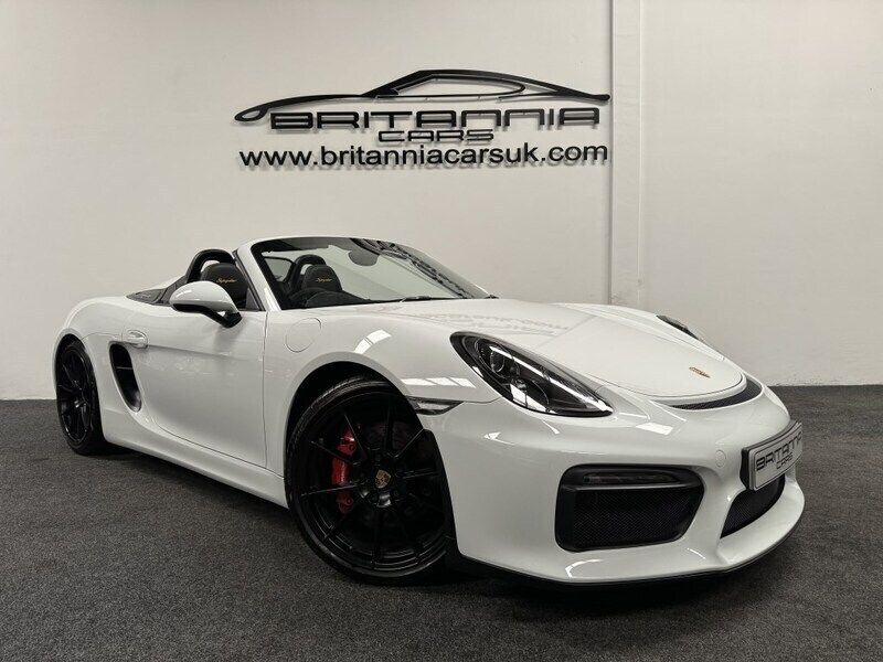 White Used 2016 Porsche Boxster Cabriolet | £64,980 - Image 1/4
