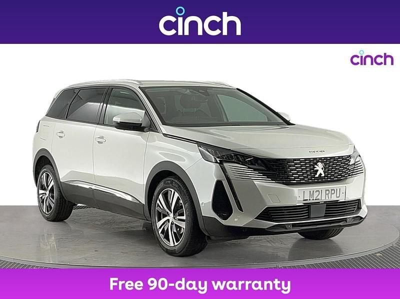 White Used 2021 Peugeot 5008 Allure Premium Hatchback | £20,999 (Fair price) - Image 1/3