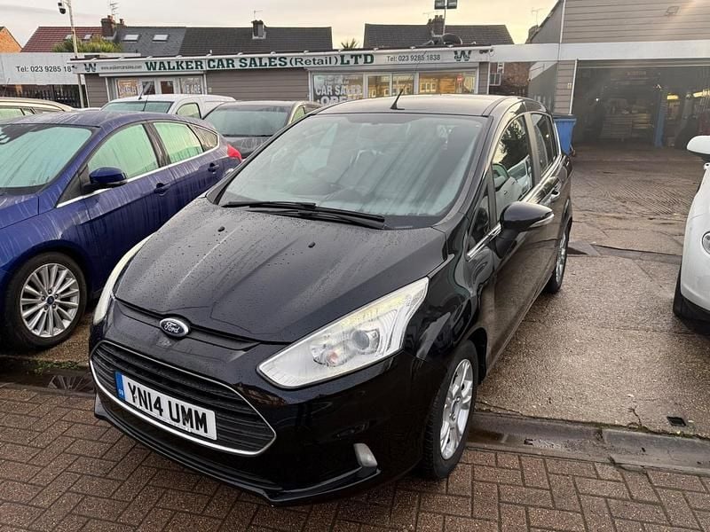 Used Ford B-MAX Zetec 105 HP (77 kW) 2014 Black MPV