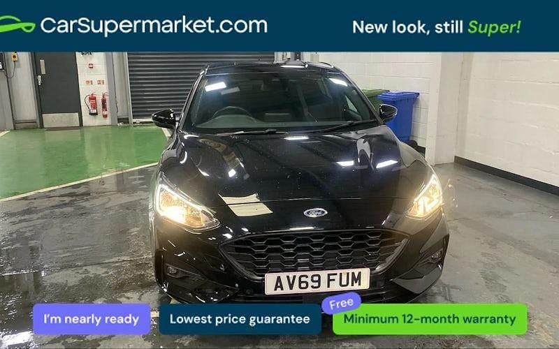 Used Ford Focus ST-Line 125 HP (91 kW) 2019 Black Hatchback