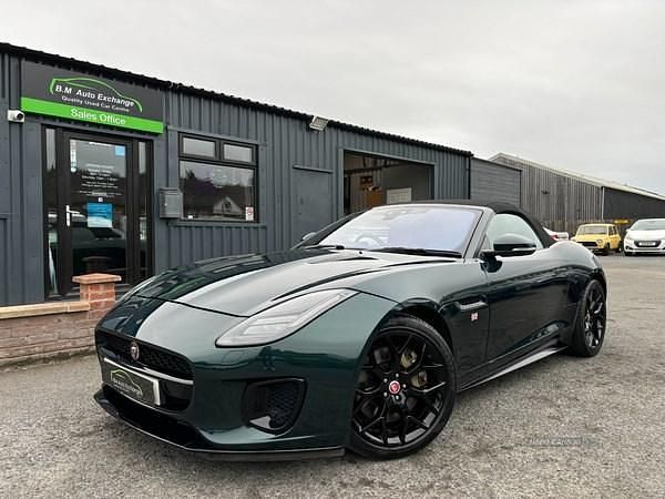 Green Used 2017 Jaguar F-Type R-Dynamic Cabriolet | £28,950 (Fair price) - Image 1/4